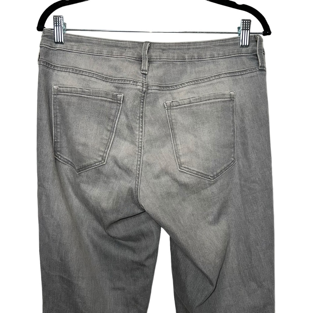Athleta Sculptek Washed Gray Skinny Jeans Size 4 - Picture 8 of 14